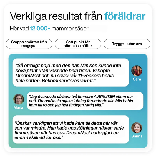DreamNest - För reflux, kolik & bättre sömn